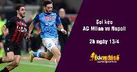 Soi kèo AC Milan vs Napoli, 2h ngày 13/4