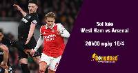Soi kèo West Ham vs Arsenal, 20h00 ngày 16/4