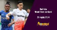 Soi kèo West Ham vs Gent, 02h00 ngày 21/4