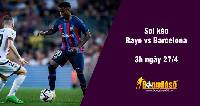 Soi kèo Rayo Vallecano vs Barcelona, 03h00 ngày 27/4
